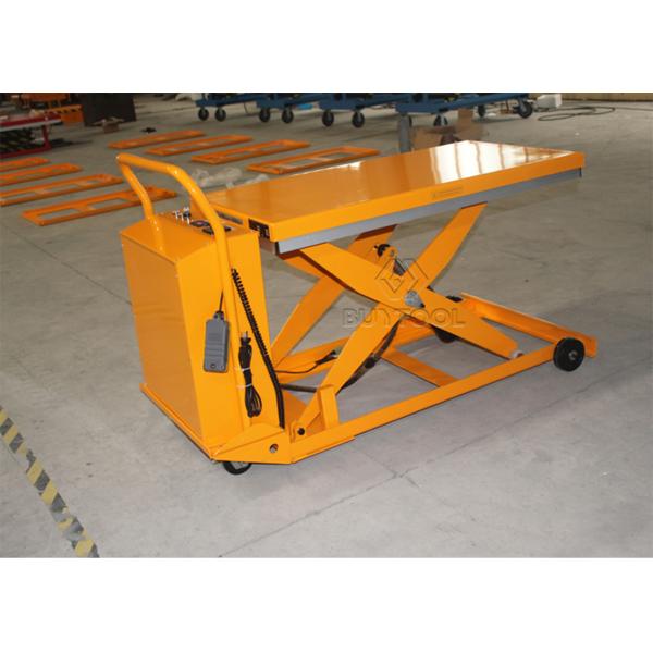 800w Small Portable Scissor Lift Jack Mobile Hydraulic Platform 916x610mm