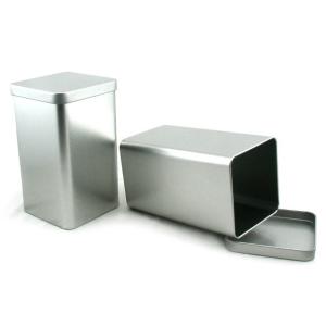 Quality OEM 75mm / 88mm Watch Packaging Square Tin Cans With Lids RoHS Certificate for sale
