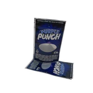 Aluminum Foil Mylar ziplockk Bags Stand Up With Window For weed Weed Packaging