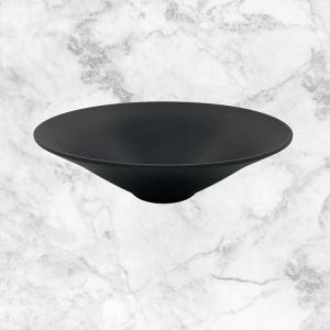 Restaurant Melamine Ramen Bowls Black Matte Round Jar Shape 10''