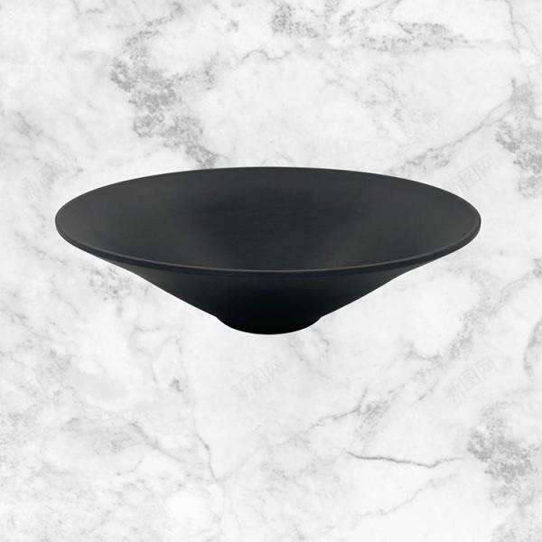 Buy Restaurant Melamine Ramen Bowls Black Matte Round Jar Shape 10'' at wholesale prices