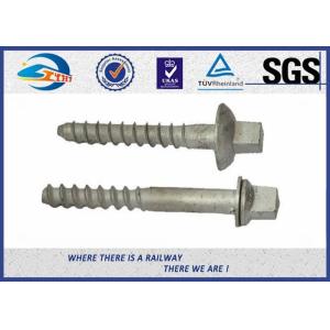 Hexagon Railway Sleeper Fixings / Track Hex Head Sleeper Fixing Screws