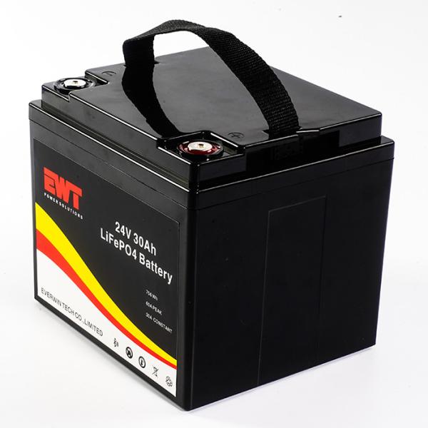 Lightweight 24V Lithium Iron Phosphate Battery with High Energy Density and High