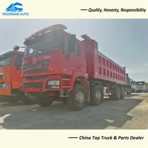 12 Wheel SHACMAN 50 Tons 8x4 Dump Truck For Ghana