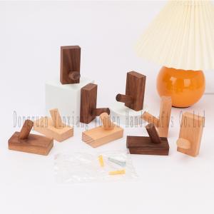 Custom Wood Wall Hook for Hanging Clothes and Towels