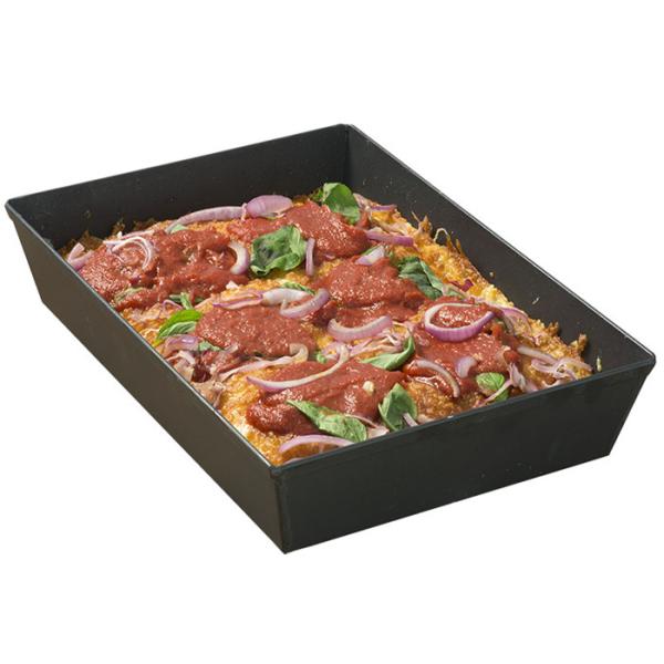 RK Bakeware China-Pizza Hut Hard Anodize Aluminum Detroit Pizza Pans