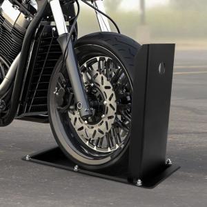Motorcycle Wheel Chocks for Trailer Aluminum Alloy Motorcycle Front Tire Chocks