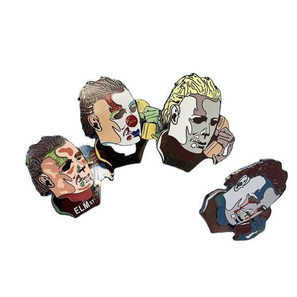 Casting Cartoon Custom Gold Lapel Pins Metal Enamel Pins