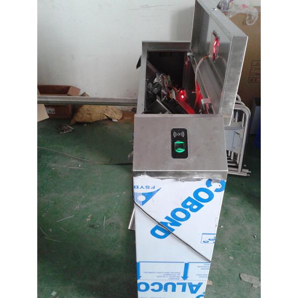 Outdoor Durable Theftproof Fingerprint Turnstile Barrier Gate 304 Stainless Steel