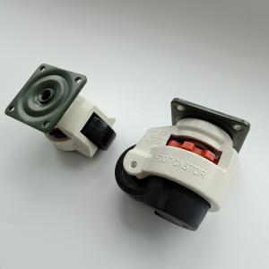 Foot Brake Type Heavy Duty Casters For Industrial Applications Using TPR