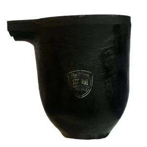 Thermal Conductivity Aluminium Melting Crucible 150kg Capacity Smooth Surface