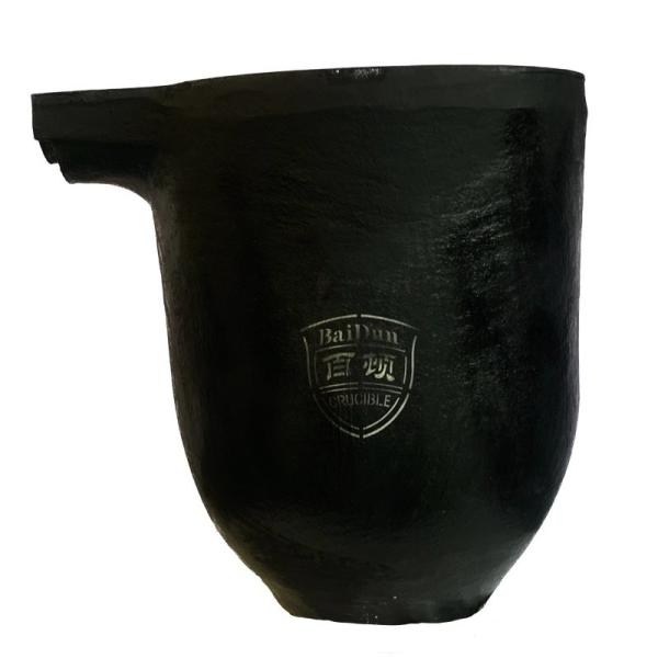 Thermal Conductivity Aluminium Melting Crucible 150kg Capacity Smooth Surface