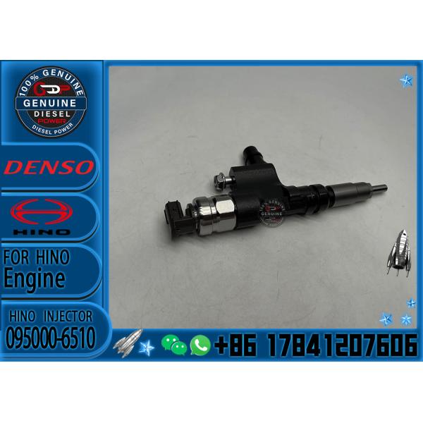 Buy Common Rail Diesel Engine Injector 095000-6510 Fuel Injector Assembly 23670-E0080 For Toyota Hino N04C at wholesale prices
