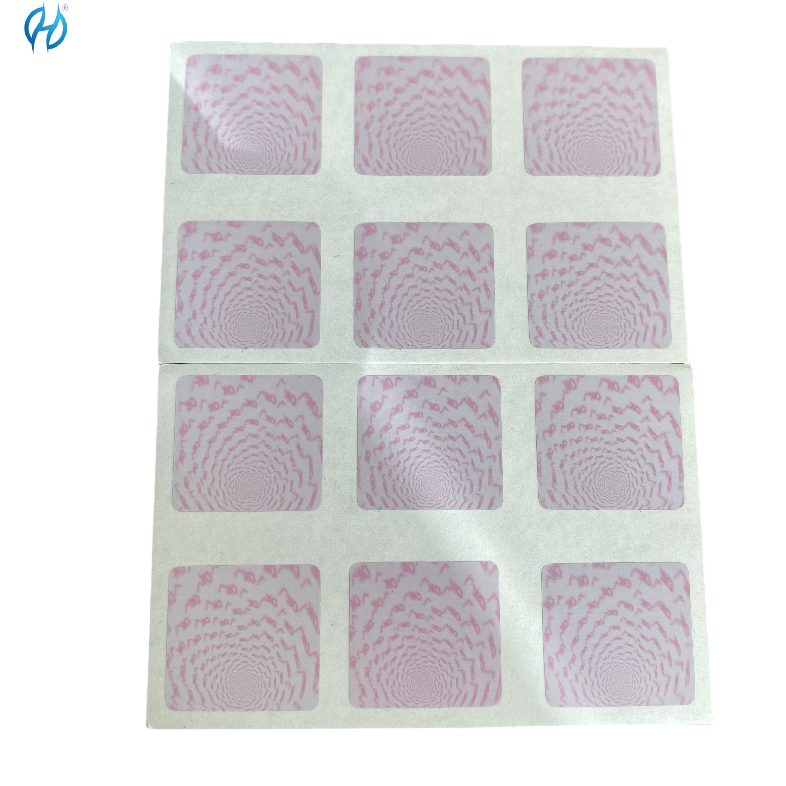 Quality Logo Display Laminated Two-Ply Labels Professional Branding for Rectangle Products for sale