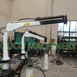 Small 0.35T 3.5M Yacht Telescopic Boom Crane