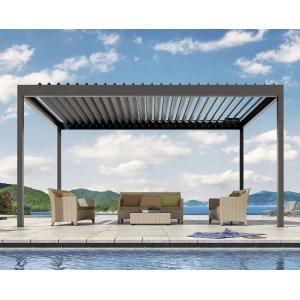 New Design Eco-friendly Modern Gazebo Waterproof Aluminum Pergola Electric