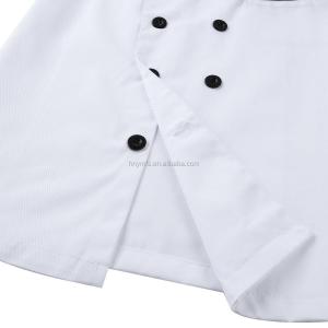 Restaurant Hotel Worker Lightweight Chef Coats Short Sleeve