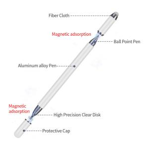 Refillable Electronic Disc Smart Stylus Pen For Laptop Phone