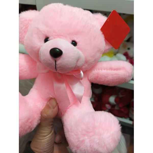 Plush toy stuffed toy pink teddy bear Christmas holiday gift animal cartoon cute toy