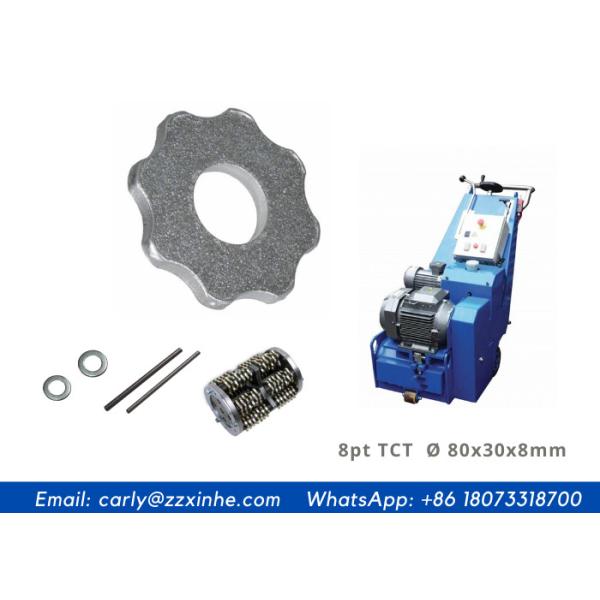 Buy Eight Stars 8pt Points Teeth Carbide Tip Tct Milling Scarifier Cutters For Floor Planer at wholesale prices