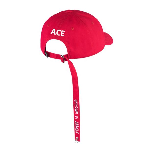 100% cotton women sports caps embroidery baseball caps long strap