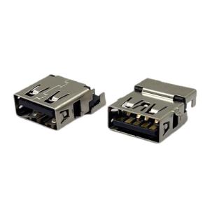 CH1.54mm PA9T Black DIP USB Connector Micro 5 Pin A Female 90 Degrees RVS