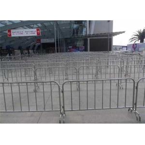 H1200mm 1500mm Metal Crowd Control Barriers Galvanized Pedestrian Fence