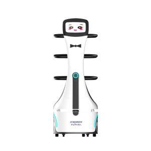 Restaurant Cute Autonomous Mobility Robot Food Delivery Service HD Screen