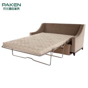 Commercial Modern Yellow Fabric Hotel Sofa Bed