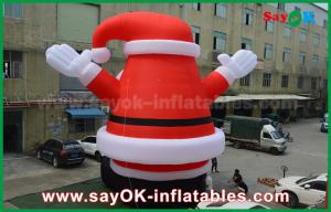 Quality Big Lovely Outdoor Inflatable Santa Claus for Christmas Decoration for sale