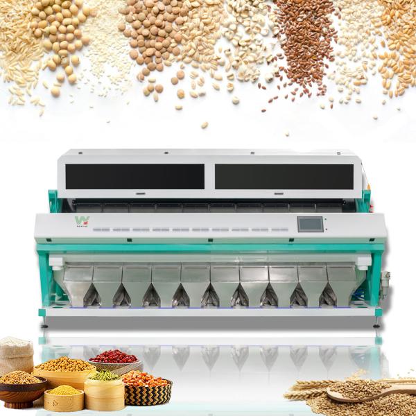 Wenyao 10 Chute High Sorting Speed Color Sorter Multifunction CCD Camera Wheat