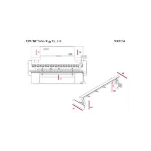 China Eko 10mm 7 Way Dies Attachment Delem Hydraulic Bending Brake on sale