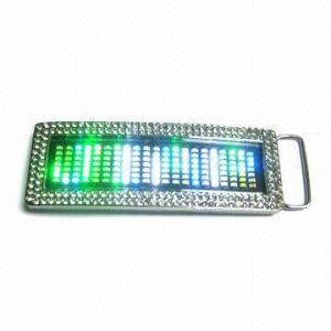 Promotional Led display belt buckle panel for party