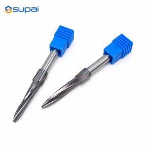 Tapered End Milling Cutter With Center Cutting And No Coolant Through