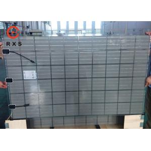 Quality polycrystalline dual glass solar panel / 270W / 60cells / 20V / transparent for sale