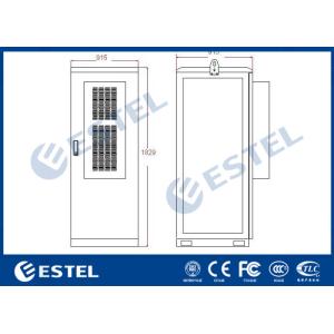 800W Heat Exchanger 30U IP55 Outdoor Rack Cabinet