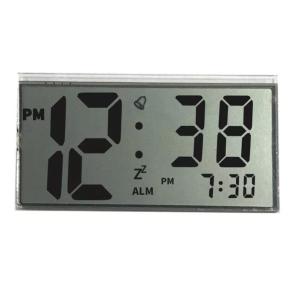 Monochrome Clock Positive TN Transmissive 7 Segment LCD Display Module