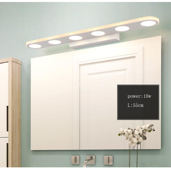Minimalist LED Mirror Light Industrial Wall Lamp Sconce 12W18W Acrylic Indoor Lighting(WH-MR-21)