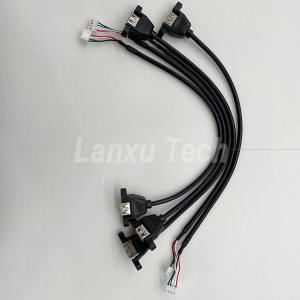USB 2.0 Panel Mount Type A to JST XH PH VH 4 Pin Cable