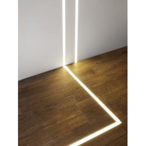 2.5m Length LED Floor Profile 6063 T5 Aluminum Alloy Channel Sandblasting