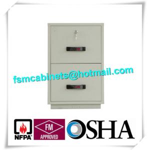 Waterproof Fire Resistant File Cabinets , Fire Safe File Cabinet With 2 Drawer