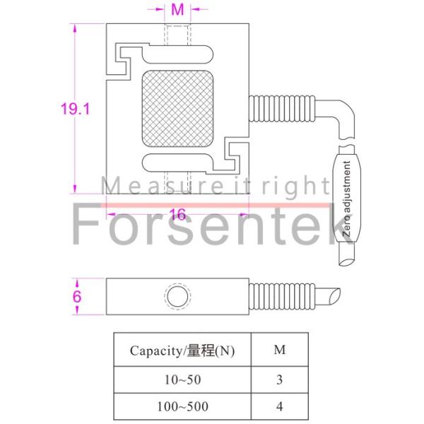 miniature load cell tension