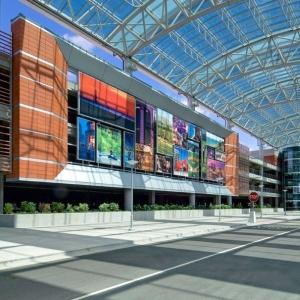 OEM / ODM Long Span Steel Structure Shopping Mall Supermarket