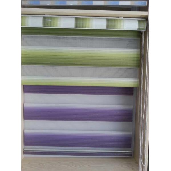 Printed Zebra blinds fabric/ wholesale zebra blinds fabric good price,white
