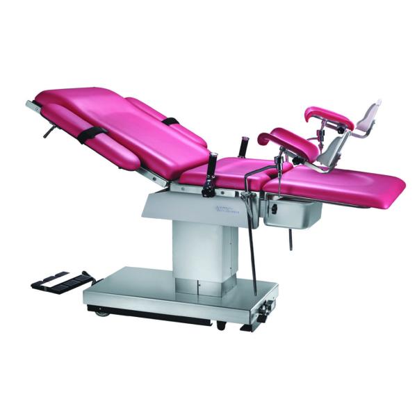 Buy 1630mm Length Electric Operating Table Stainless Steel With Foot Control at wholesale prices