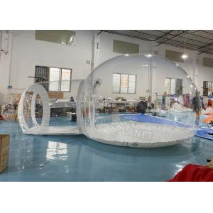 0.8mm clear PVC Inflatable Bubble Tent with 2m tunnel