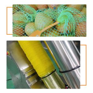 Fully Automatic Mesh Net Bag Packing Machine For Potato Manual Setting