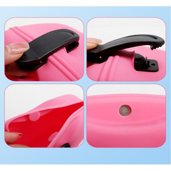 Cutting Service Silicone Portable Dog Treat Bag with Magnetic Closure and Waist Clip Pouch