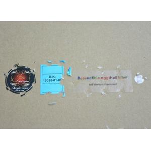 Acrylic Pressure Adhesive Blank Graffiti Stickers , CMKY Custom Security