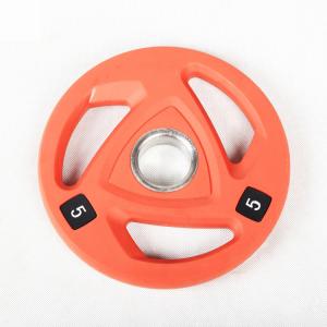 Wholesale Tri-grip Rubber Coated Cast Iron Grip Weight Plates